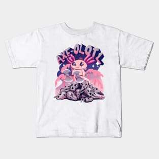 Axe-olotl Kids T-Shirt